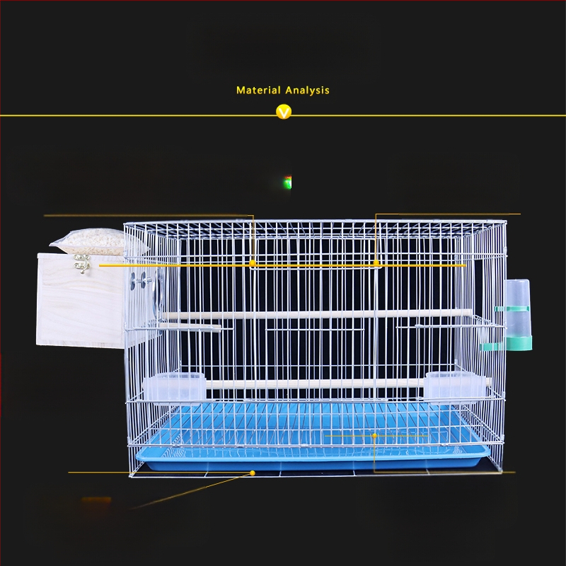 Naujas didelis, paryškintas, silpnas cinkuotas veisimo narvas, bijūnų papūgų paukščių narvas, „Xuanfeng“ vabalų balandžių didelis paukščių narvas