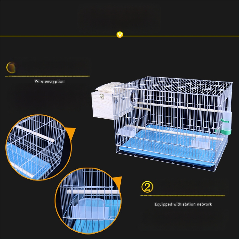 Naujas didelis, paryškintas, silpnas cinkuotas veisimo narvas, bijūnų papūgų paukščių narvas, „Xuanfeng“ vabalų balandžių didelis paukščių narvas