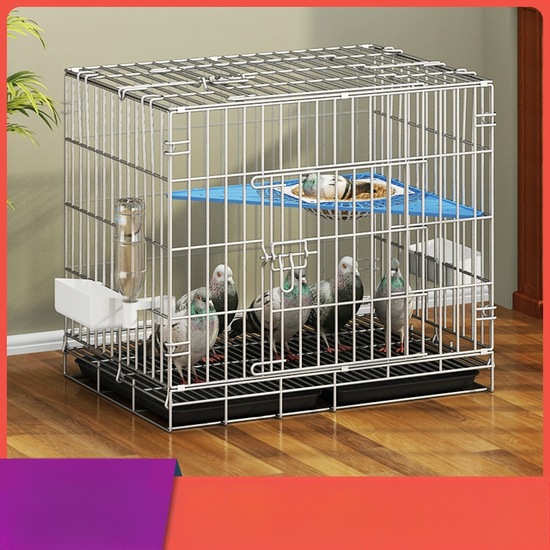 Suur kahekihiline kokkupandav tuvikasvatuspuur vaheseina ja tarvikutega tuvidele, kana- ja küülikupuuridele