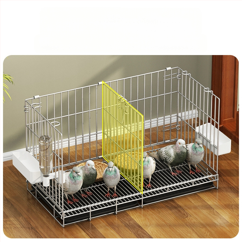 Suur kahekihiline kokkupandav tuvikasvatuspuur vaheseina ja tarvikutega tuvidele, kana- ja küülikupuuridele