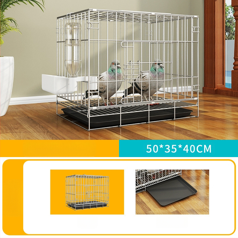 Suur kahekihiline kokkupandav tuvikasvatuspuur vaheseina ja tarvikutega tuvidele, kana- ja küülikupuuridele