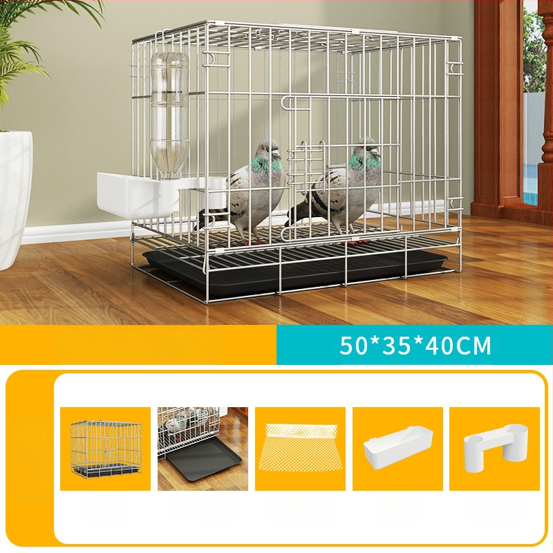 Suur kahekihiline kokkupandav tuvikasvatuspuur vaheseina ja tarvikutega tuvidele, kana- ja küülikupuuridele