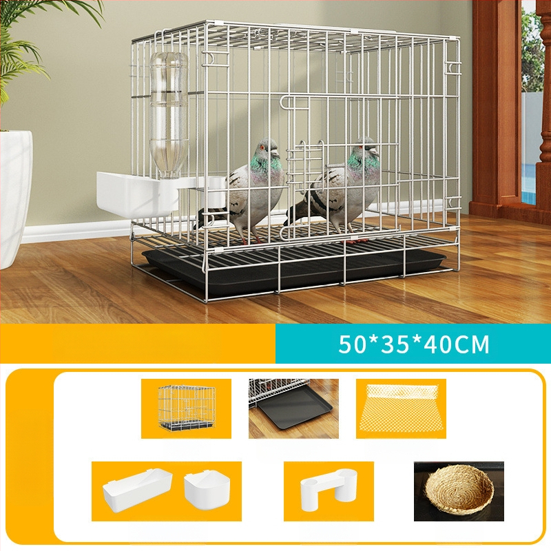 Suur kahekihiline kokkupandav tuvikasvatuspuur vaheseina ja tarvikutega tuvidele, kana- ja küülikupuuridele