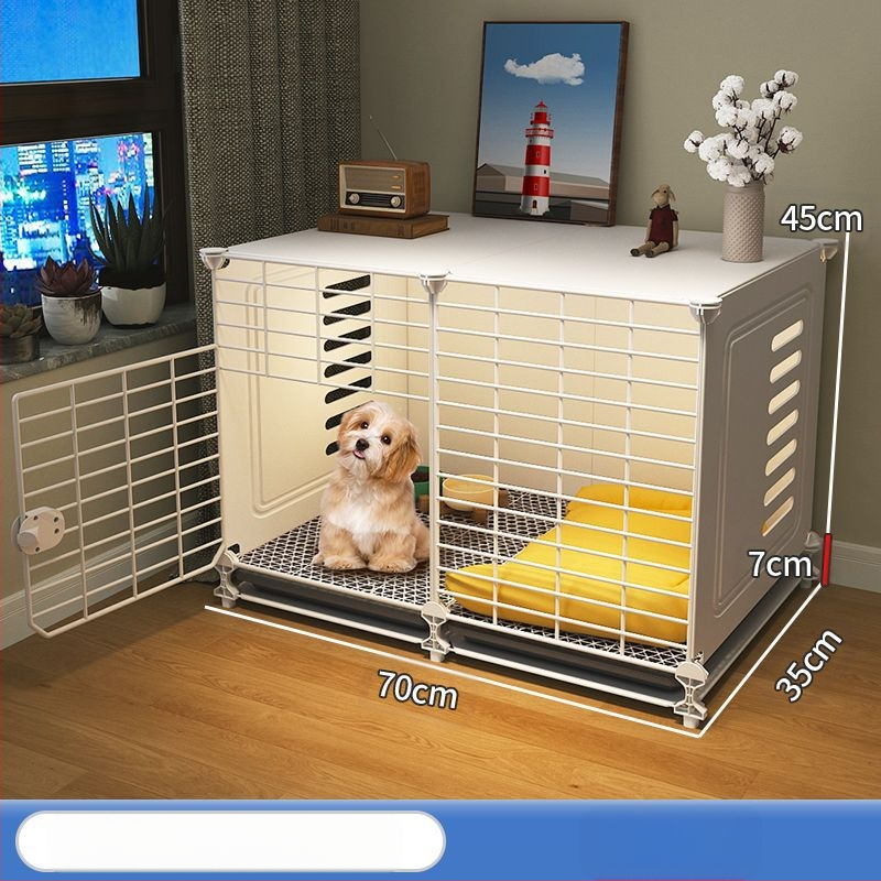 Koerapuur väikestele koertele kodu siseruumides kenneli tualett integreeritud talvine soe koeratara teddy bichoni koerapuur