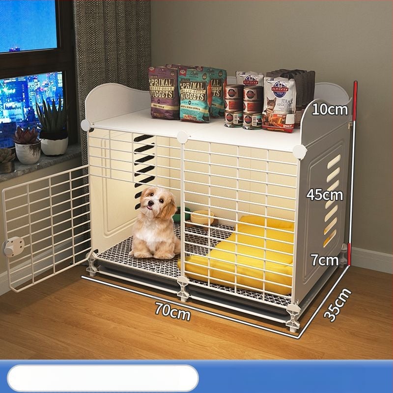 Koerapuur väikestele koertele kodu siseruumides kenneli tualett integreeritud talvine soe koeratara teddy bichoni koerapuur