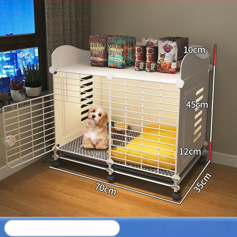 Koerapuur väikestele koertele kodu siseruumides kenneli tualett integreeritud talvine soe koeratara teddy bichoni koerapuur