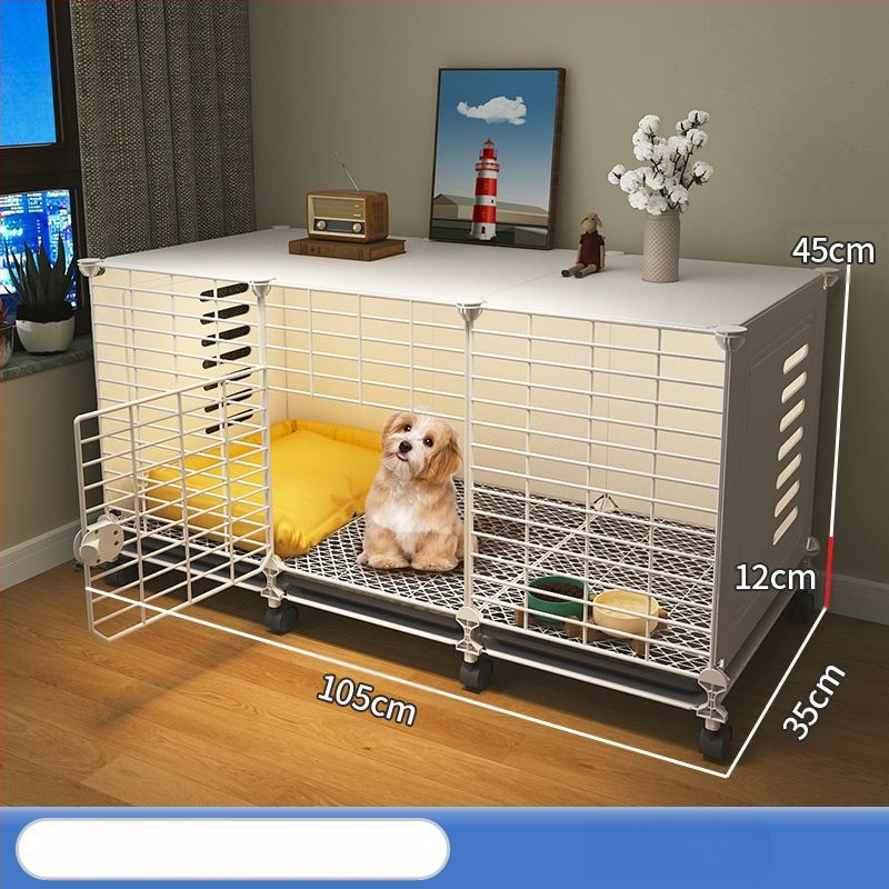 Koerapuur väikestele koertele kodu siseruumides kenneli tualett integreeritud talvine soe koeratara teddy bichoni koerapuur