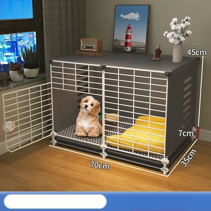 Koerapuur väikestele koertele kodu siseruumides kenneli tualett integreeritud talvine soe koeratara teddy bichoni koerapuur