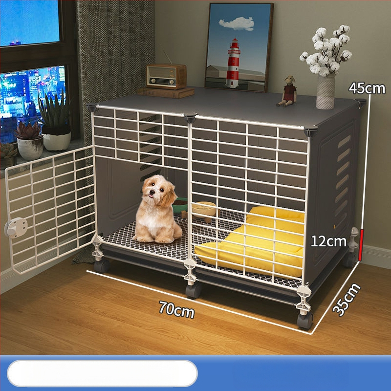 Koerapuur väikestele koertele kodu siseruumides kenneli tualett integreeritud talvine soe koeratara teddy bichoni koerapuur