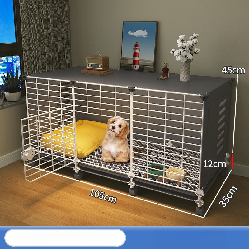 Koerapuur väikestele koertele kodu siseruumides kenneli tualett integreeritud talvine soe koeratara teddy bichoni koerapuur