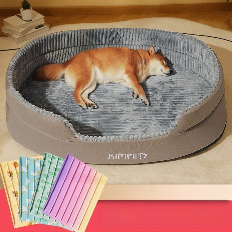 Kutyakennel minden évszakra, nagytestű golden retriever kutyáknak, nyári kutyaágy, kanapé, kisállat nyári kennel, kutyaszőnyeg alváshoz