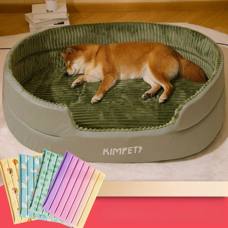 Kutyakennel minden évszakra, nagytestű golden retriever kutyáknak, nyári kutyaágy, kanapé, kisállat nyári kennel, kutyaszőnyeg alváshoz