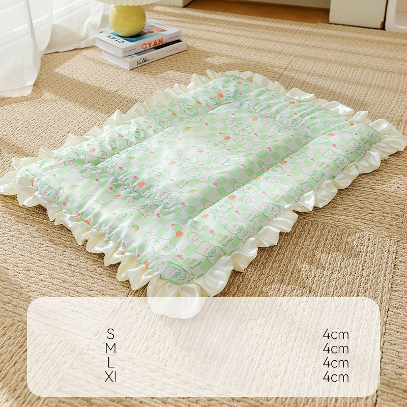 Deka za kućne ljubimce u stilu, jednobojna, topla deka za mačke, zadebljana flanelska prostirka za spavanje pasa