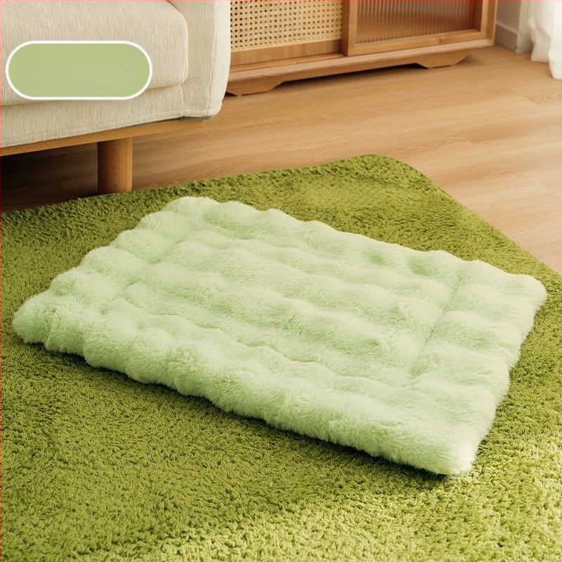 Deka za kućne ljubimce u stilu, jednobojna, topla deka za mačke, zadebljana flanelska prostirka za spavanje pasa