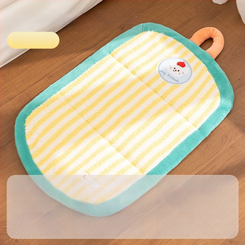 Deka za kućne ljubimce u stilu, jednobojna, topla deka za mačke, zadebljana flanelska prostirka za spavanje pasa