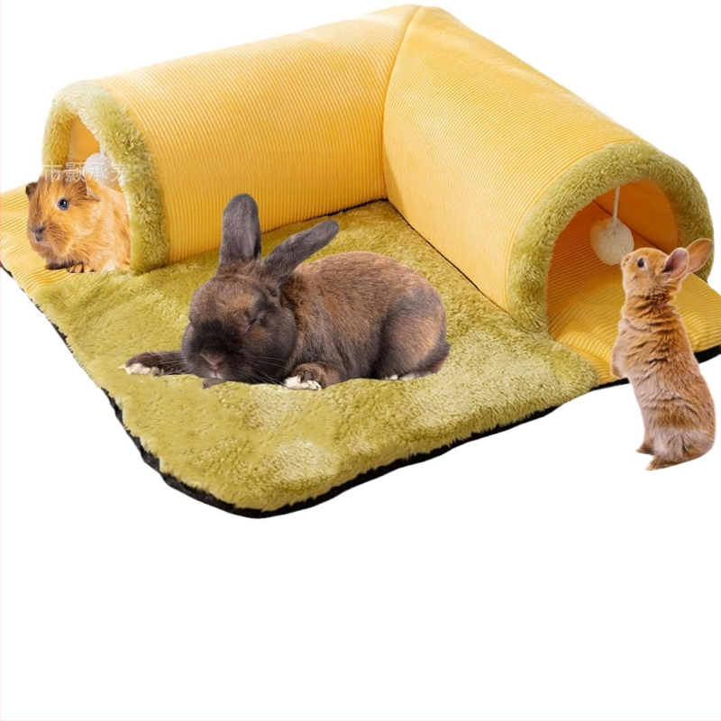 Cuib de pisică, cuib de hamster, cuib de porc de Guineea, sac de miere pentru hamster, Cyrus Dutch Pigs, cuib de evitare în formă de L, tunel de joc pentru iepuri