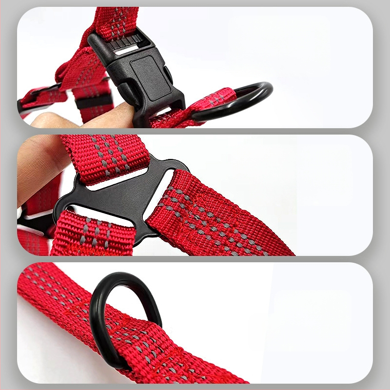 Naujas šunų pavadėlis be rankų vidutinio dydžio šuniui, skirtas krūtinės ir nugaros reikmenims, skirtas augintinių vedžiojimo virvei, skirtas urmu.