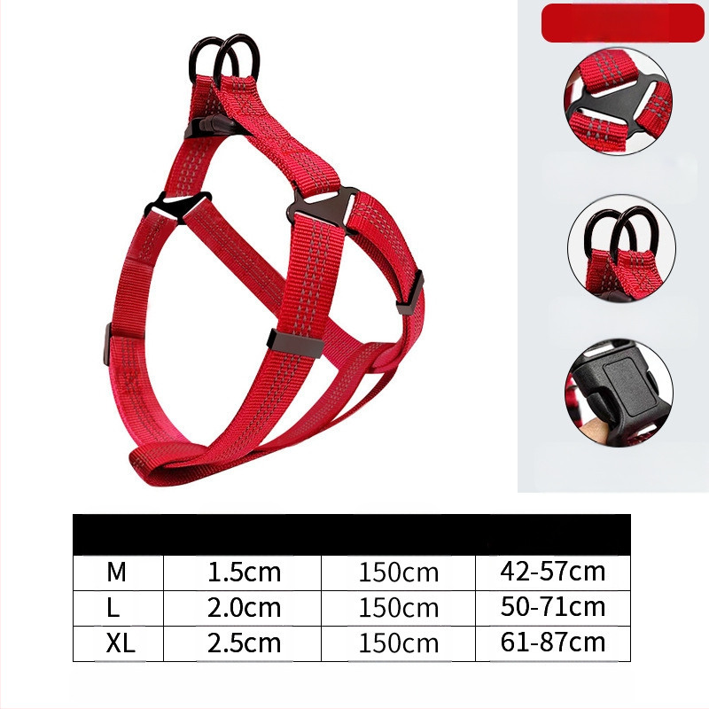 Naujas šunų pavadėlis be rankų vidutinio dydžio šuniui, skirtas krūtinės ir nugaros reikmenims, skirtas augintinių vedžiojimo virvei, skirtas urmu.