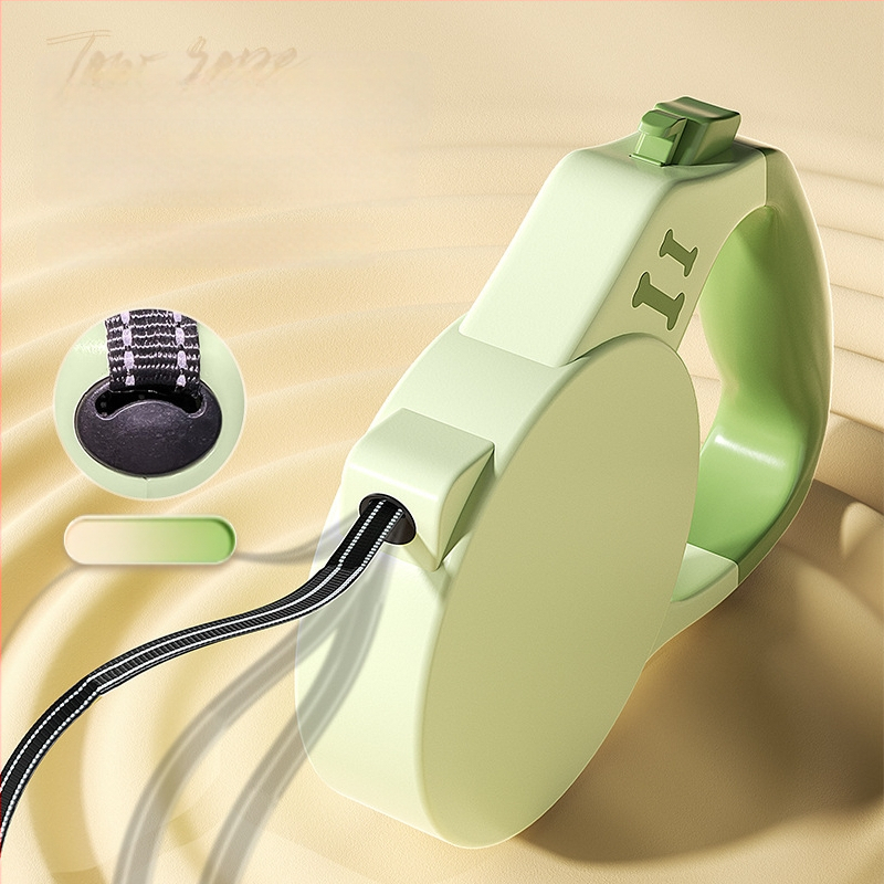 Käeshoitav lemmikloomarihm väikestele ja keskmise suurusega koertele, automaatne sissetõmmatav koerajalutusrihm, plahvatuskindel 3/5M jalutusrihm