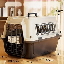 Jednostavna crna osnovna kutija za zrak United Airlinesa s velikim prostorom za prozračivanje, kutija za mačke i pse, veleprodaja opreme za kućne ljubimce