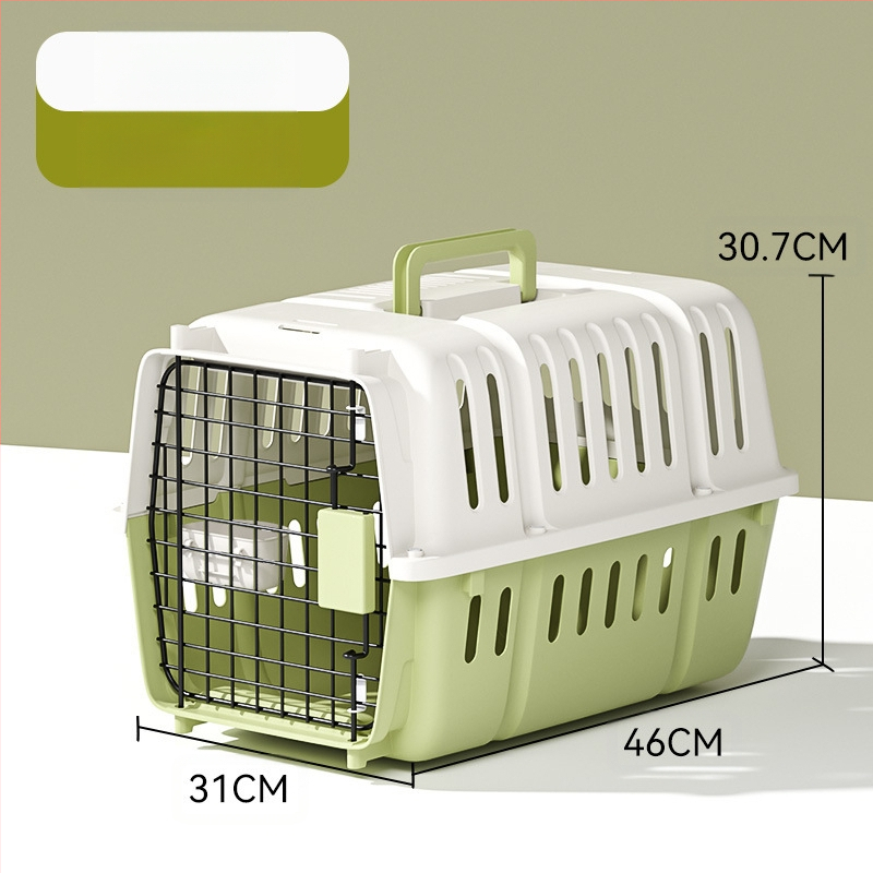 Jednostavna crna osnovna kutija za zrak United Airlinesa s velikim prostorom za prozračivanje, kutija za mačke i pse, veleprodaja opreme za kućne ljubimce