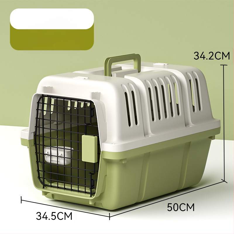 Jednostavna crna osnovna kutija za zrak United Airlinesa s velikim prostorom za prozračivanje, kutija za mačke i pse, veleprodaja opreme za kućne ljubimce