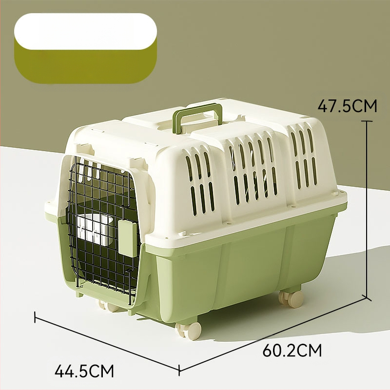 Jednostavna crna osnovna kutija za zrak United Airlinesa s velikim prostorom za prozračivanje, kutija za mačke i pse, veleprodaja opreme za kućne ljubimce