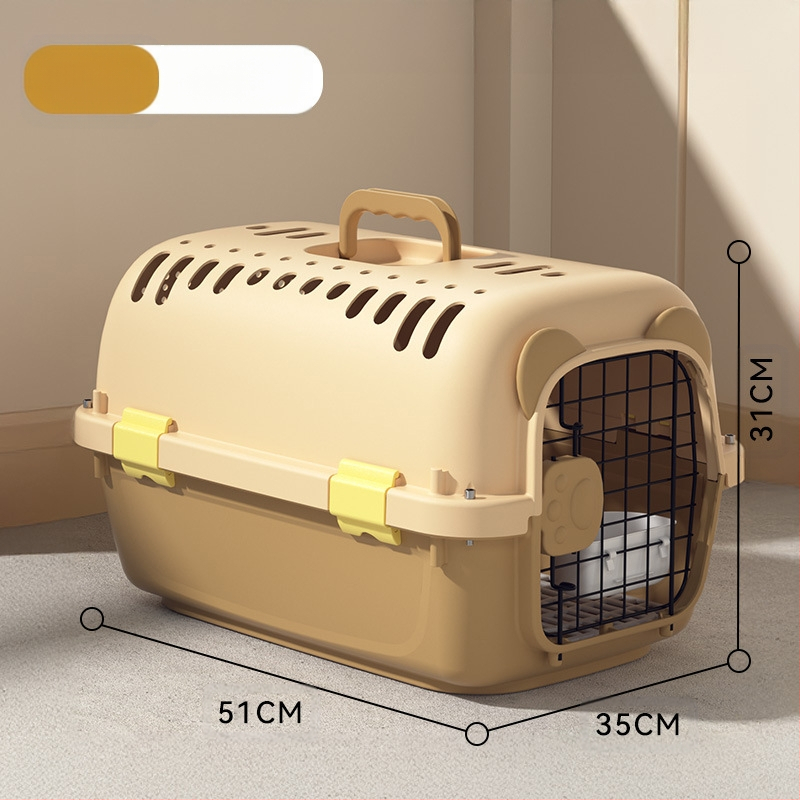 Jednostavna crna osnovna kutija za zrak United Airlinesa s velikim prostorom za prozračivanje, kutija za mačke i pse, veleprodaja opreme za kućne ljubimce