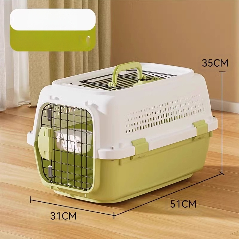 Jednostavna crna osnovna kutija za zrak United Airlinesa s velikim prostorom za prozračivanje, kutija za mačke i pse, veleprodaja opreme za kućne ljubimce