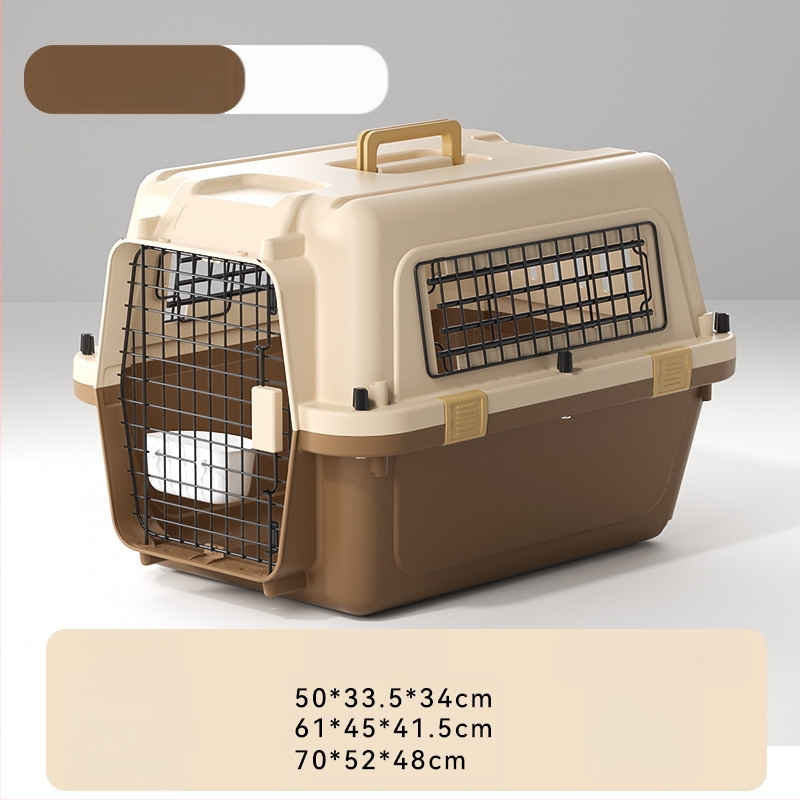 Jednostavna crna osnovna kutija za zrak United Airlinesa s velikim prostorom za prozračivanje, kutija za mačke i pse, veleprodaja opreme za kućne ljubimce