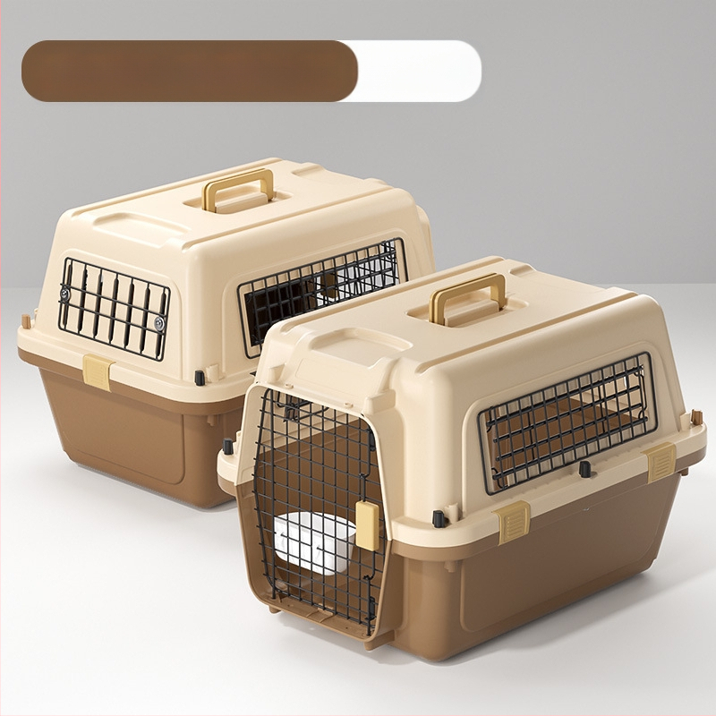 Jednostavna crna osnovna kutija za zrak United Airlinesa s velikim prostorom za prozračivanje, kutija za mačke i pse, veleprodaja opreme za kućne ljubimce