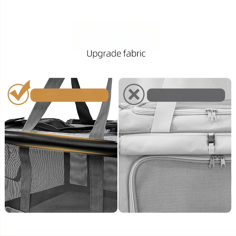 Gyári nagykereskedelmi egyvállas, keresztpántos, hordozható kisállattáska, kültéri kutyatáska, macskatáska, nagy kapacitású kisállattáska, lélegző és hordozható