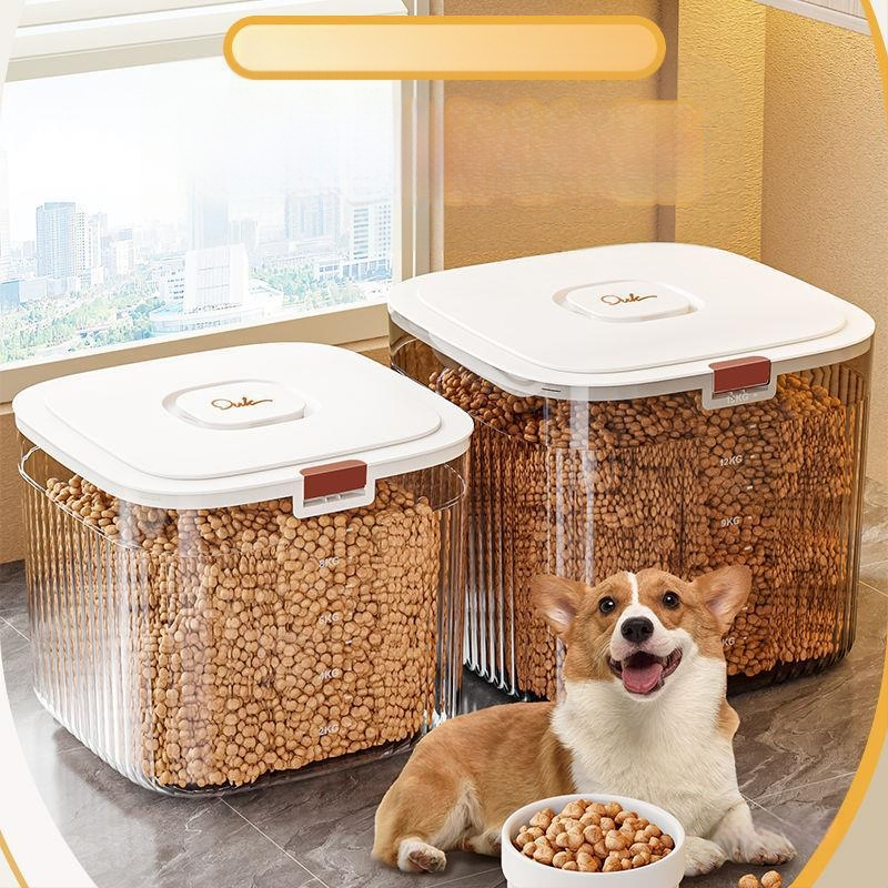 Κουβάς αποθήκευσης τροφής για γάτες, λυοφιλιμένος, σφραγισμένος κουβάς για τροφή για σκύλους, τροφή για γάτες και κατοικίδια, ανθεκτικό στην υγρασία, κουτί αποθήκευσης, κουβάς αποθήκευσης σιτηρών