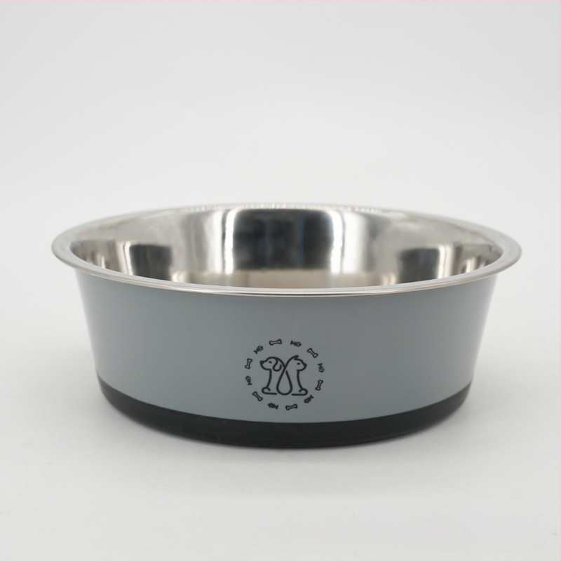 Otisci prekogranične eksplozije od nehrđajućeg čelika, veliki kapacitet zdjele za pse s vodom za hranjenje, neklizajuće dno, veleprodaja zdjela za kućne ljubimce iz crtića