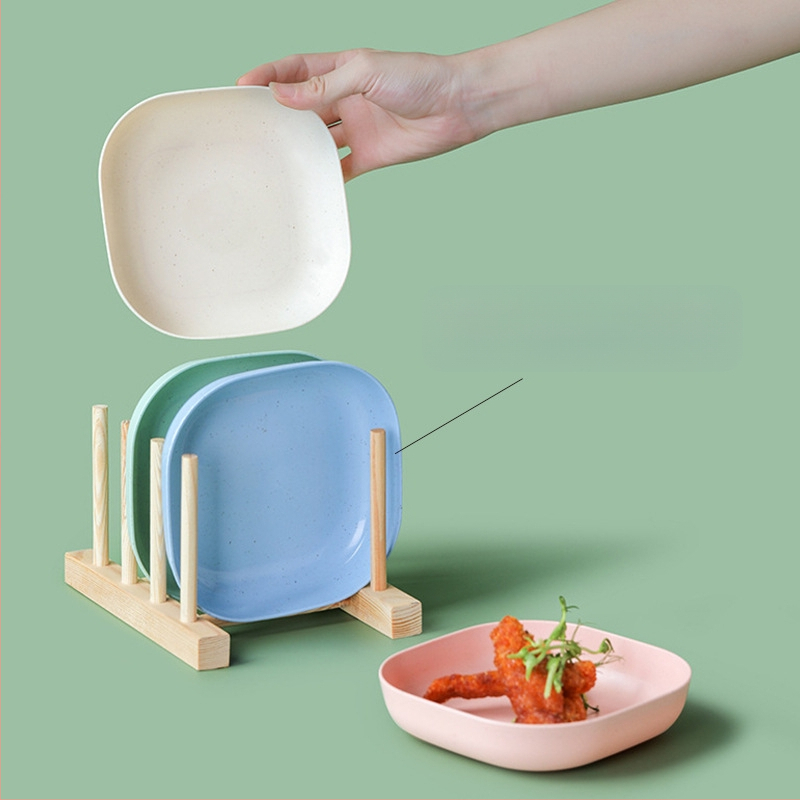 Πιάτο για φτύσιμο οστών Οικιακό πιάτο για κόκαλα Πιάτο για κόκαλα Δημιουργικό πλαστικό πιάτο Μικρό πιάτο με βάση Τραπεζαρία ιαπωνικού στιλ Άχυρο σίτου
