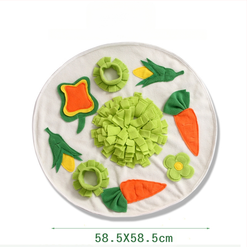 Подложка за хранене с морски свинчета за зайци, облекчава емоционалната миризма на зайци Тоторо, кръгла подложка за миризма от Amazon, нови домашни любимци