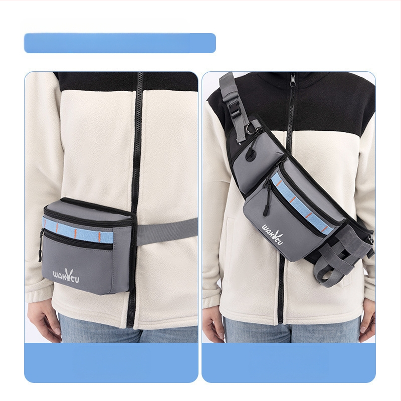 Wakytu British Dog Training Supplies Hordozható, multifunkcionális kutyakiképző övtáska Jutalmazó kisállat-snack táska