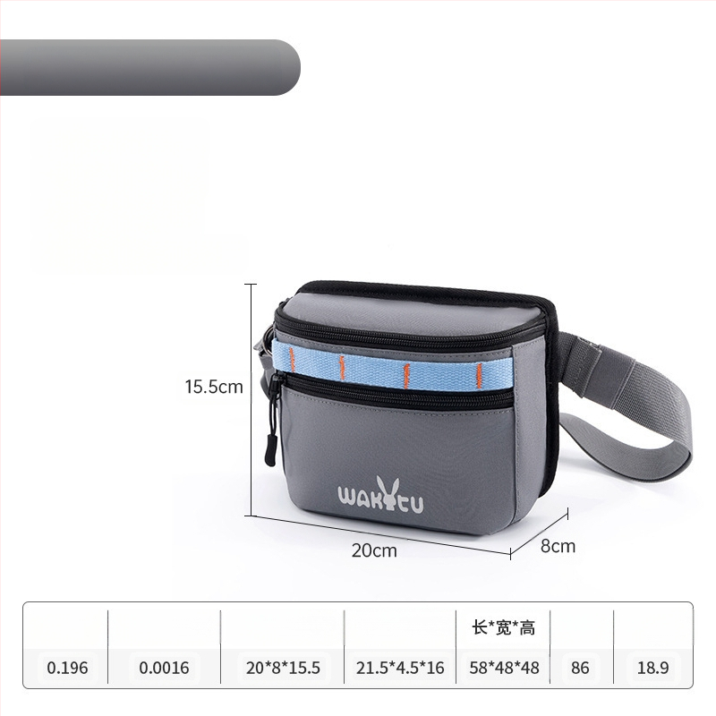 Wakytu British Dog Training Supplies Hordozható, multifunkcionális kutyakiképző övtáska Jutalmazó kisállat-snack táska