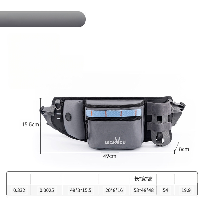 Wakytu British Dog Training Supplies Hordozható, multifunkcionális kutyakiképző övtáska Jutalmazó kisállat-snack táska