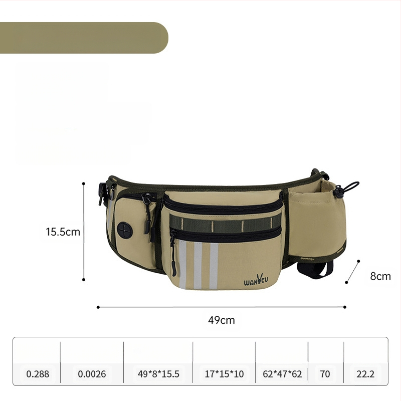 Wakytu British Dog Training Supplies Hordozható, multifunkcionális kutyakiképző övtáska Jutalmazó kisállat-snack táska