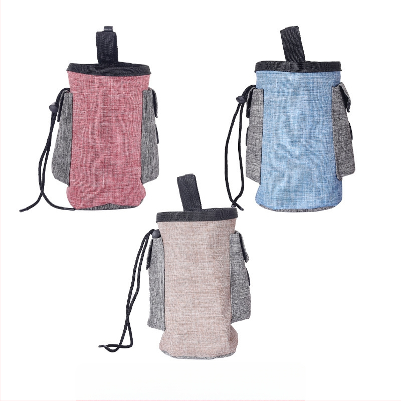 Torba za struk za dresuru kućnih ljubimaca velikog kapaciteta za vanjska putovanja, prijenosna torba za hranu za dresuru pasa, torba za grickalice za kućne ljubimce, veleprodaja