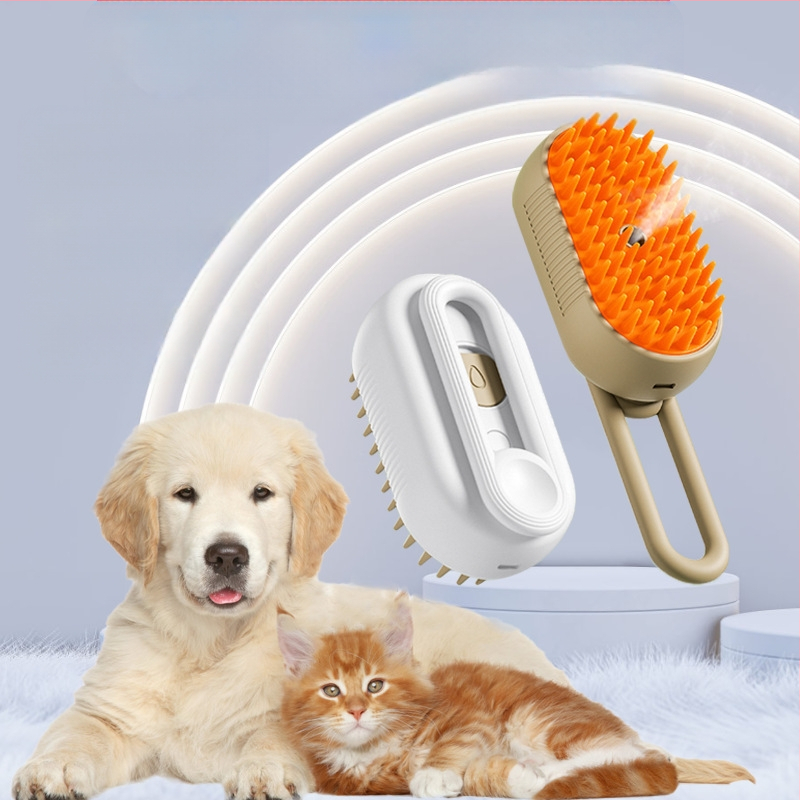 Трансграничен спрей за котки и кучета, масажен гребен с един бутон, спрей против мухи, гребен за вана, четка за премахване на косми, електрически гребен за домашни любимци