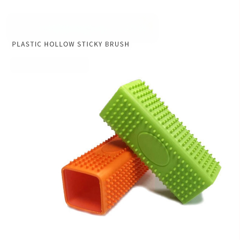 Plastikust õõnes kleepuv hari, kandiline karvaeemaldushari, kleepuvate karvade imemisseade, ujuv karvaeemalduskamm, suur kogus laos