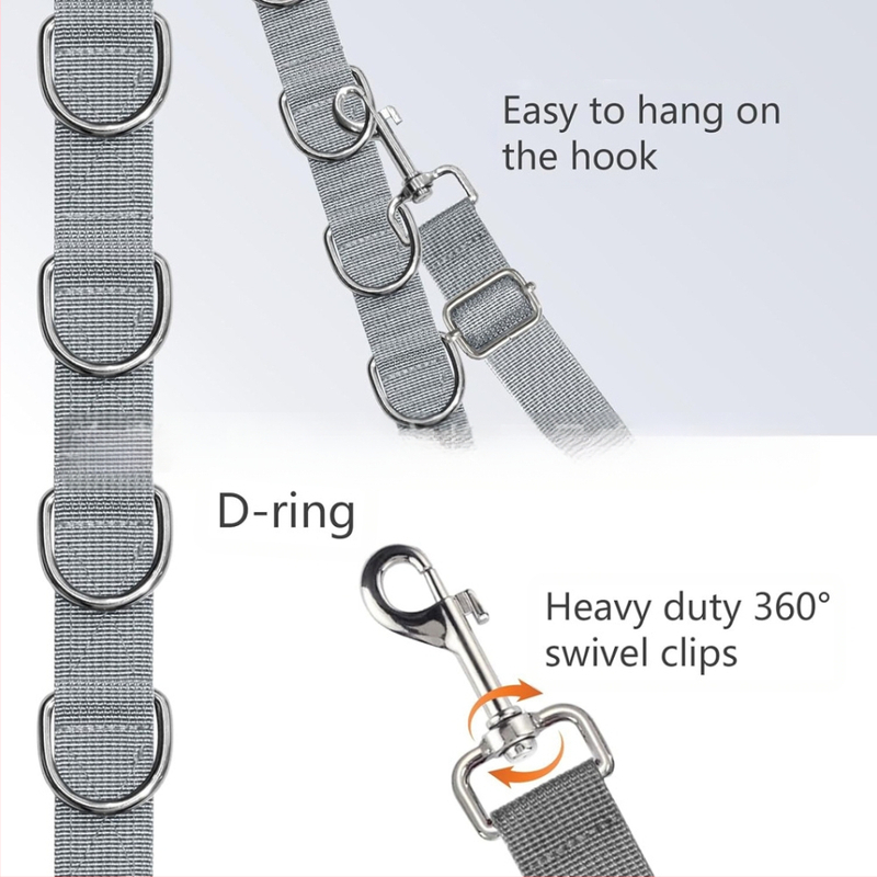 Set de înfrumusețare pentru câini, trei piese, lesă pentru câini, accesorii pentru baie pentru câini, frânghie de înfrumusețare, frânghie de nailon