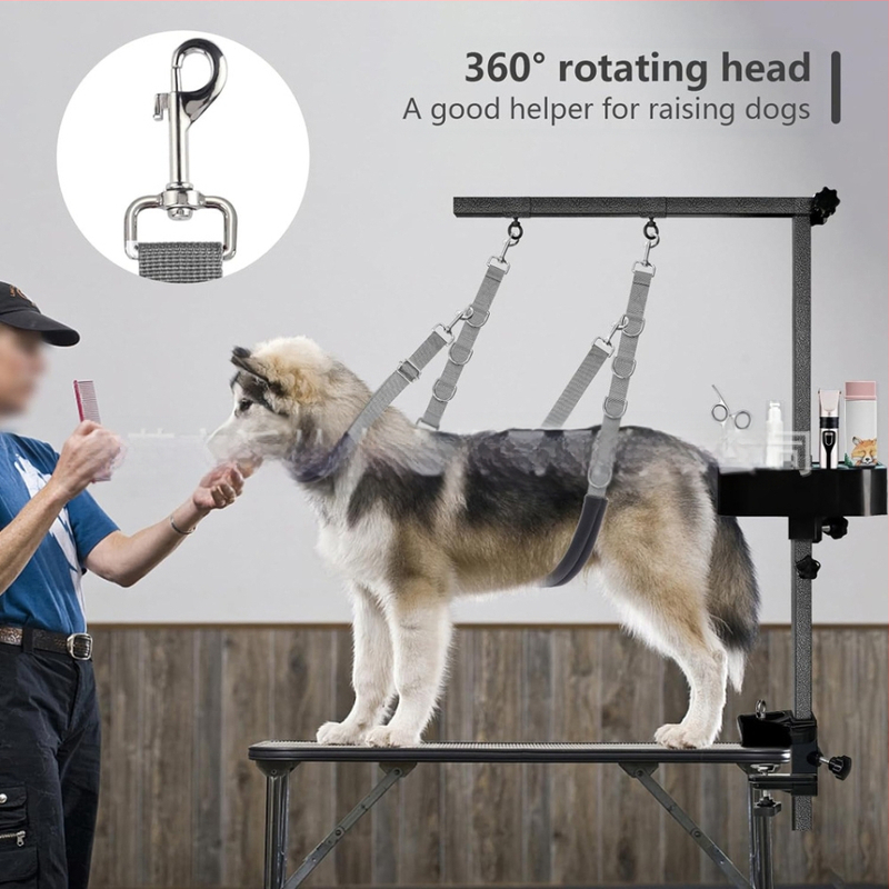 Set de înfrumusețare pentru câini, trei piese, lesă pentru câini, accesorii pentru baie pentru câini, frânghie de înfrumusețare, frânghie de nailon