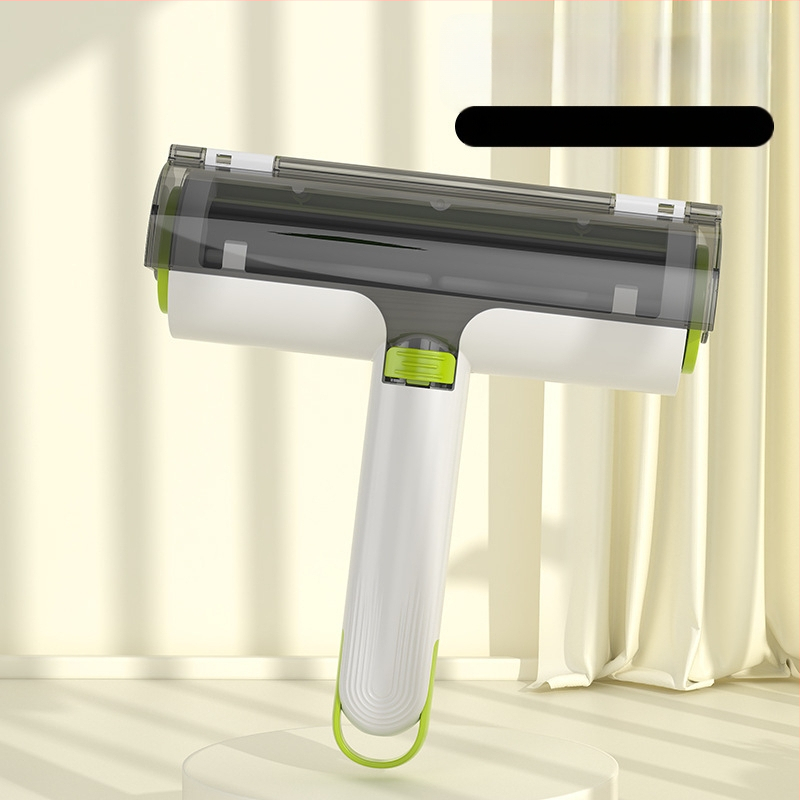 Rulltüüpi kleepuv karvaeemaldushari lemmikloomade karvade puhastamiseks multifunktsionaalne elektrostaatiline kahepoolne raseerimisvahend pestav