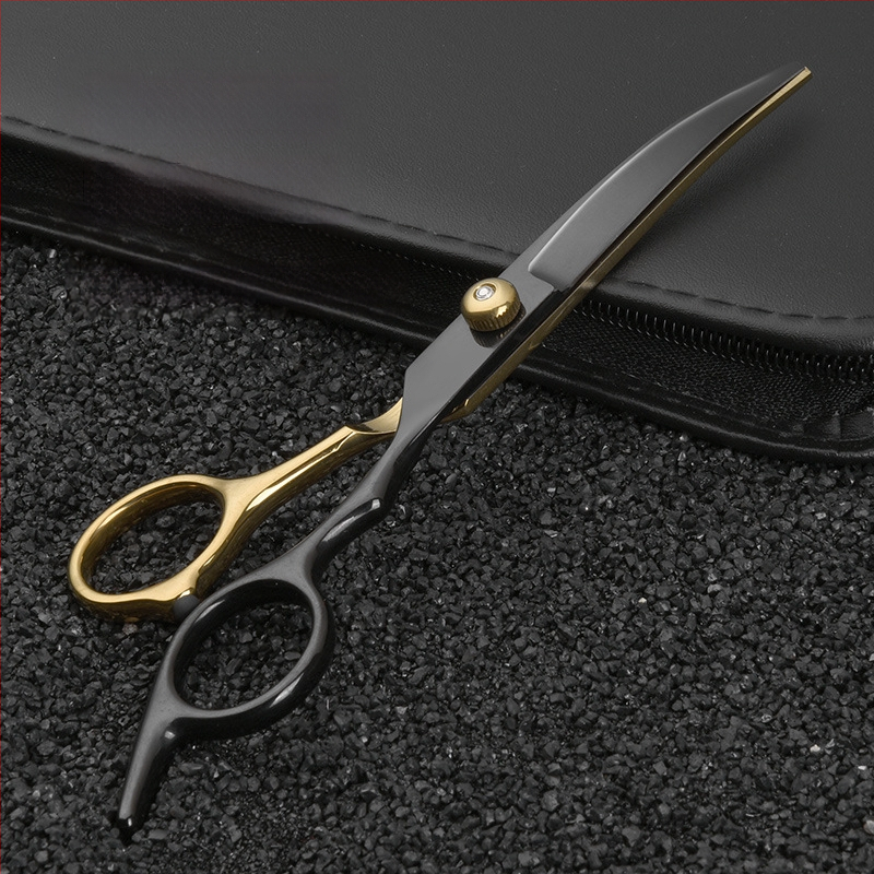 Lemmikloomade ilu koera käärid pügamisriist spetsiaalne karvalõikuskomplekt koerakarvade kõverad käärid teddy pügamise artefakt