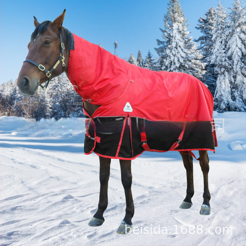 Ratsutamisvahendid, Tuule- ja külmakindel, Talvine puuvillase polstriga hobuseülikond, Hobuseülikond, Ühendatav talvine hobuseülikond, Hobusetekk