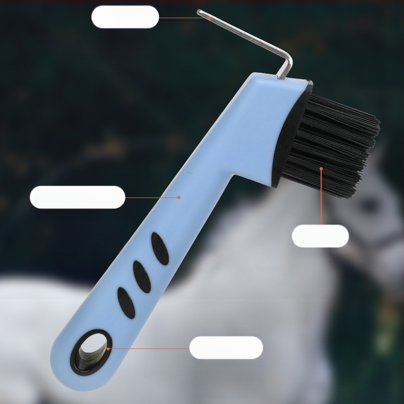 Конски принадлежности, Многофункционална четка за почистване на подкови, Четка за подкови, Четка за почистване на коне, Кука за подкови