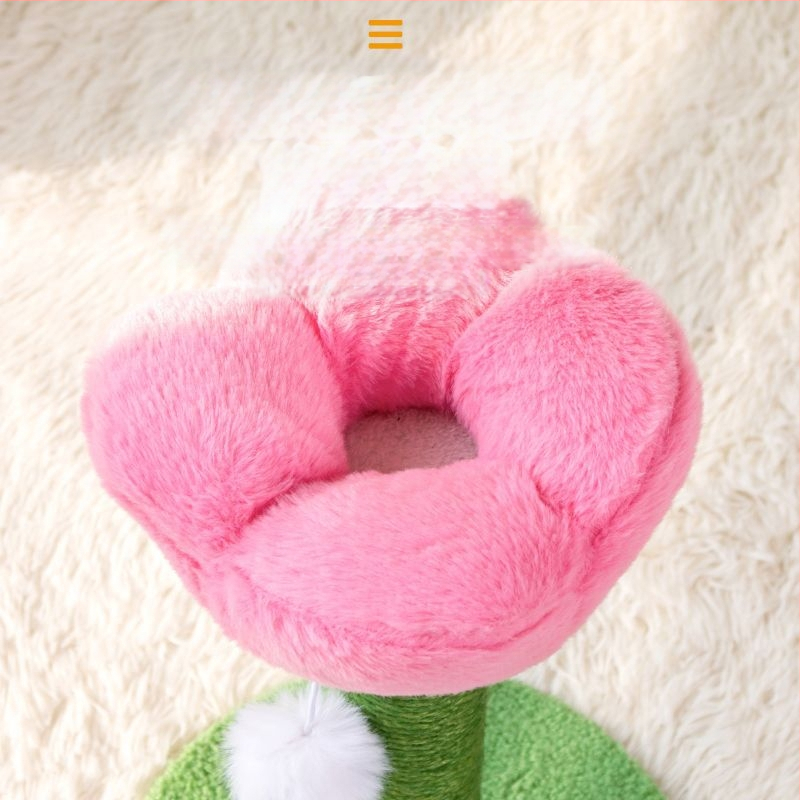 „Tulip“ katės draskyklė, katės draskyklė, atsparus nagams, draskyklė, žaislas katėms, kačių reikmenys, laipiojimo rėmas katėms, nemokamas pristatymas